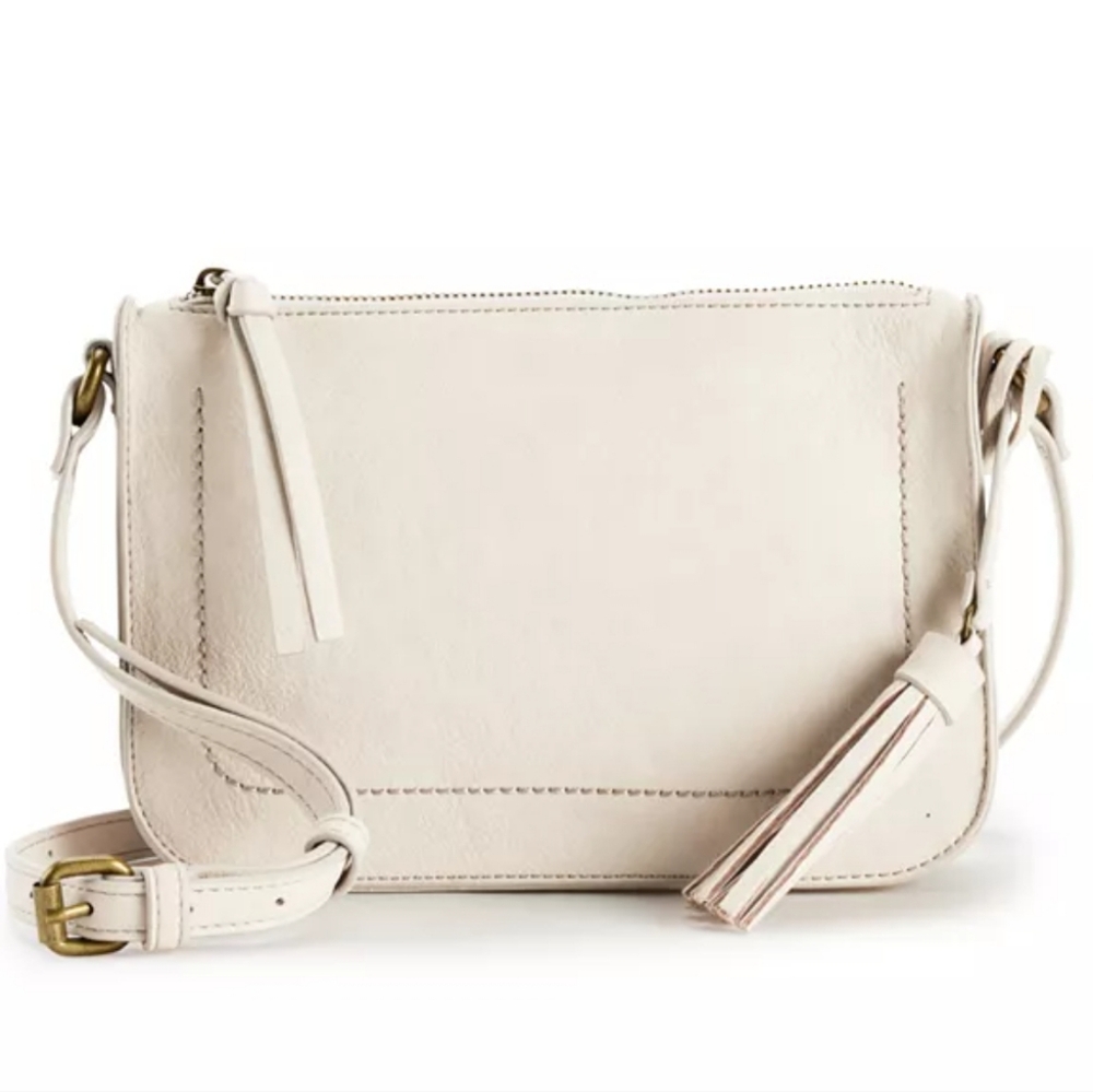 Sonoma Off-White Barlow Crossbody Bag